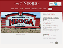 Tablet Screenshot of neoga.org